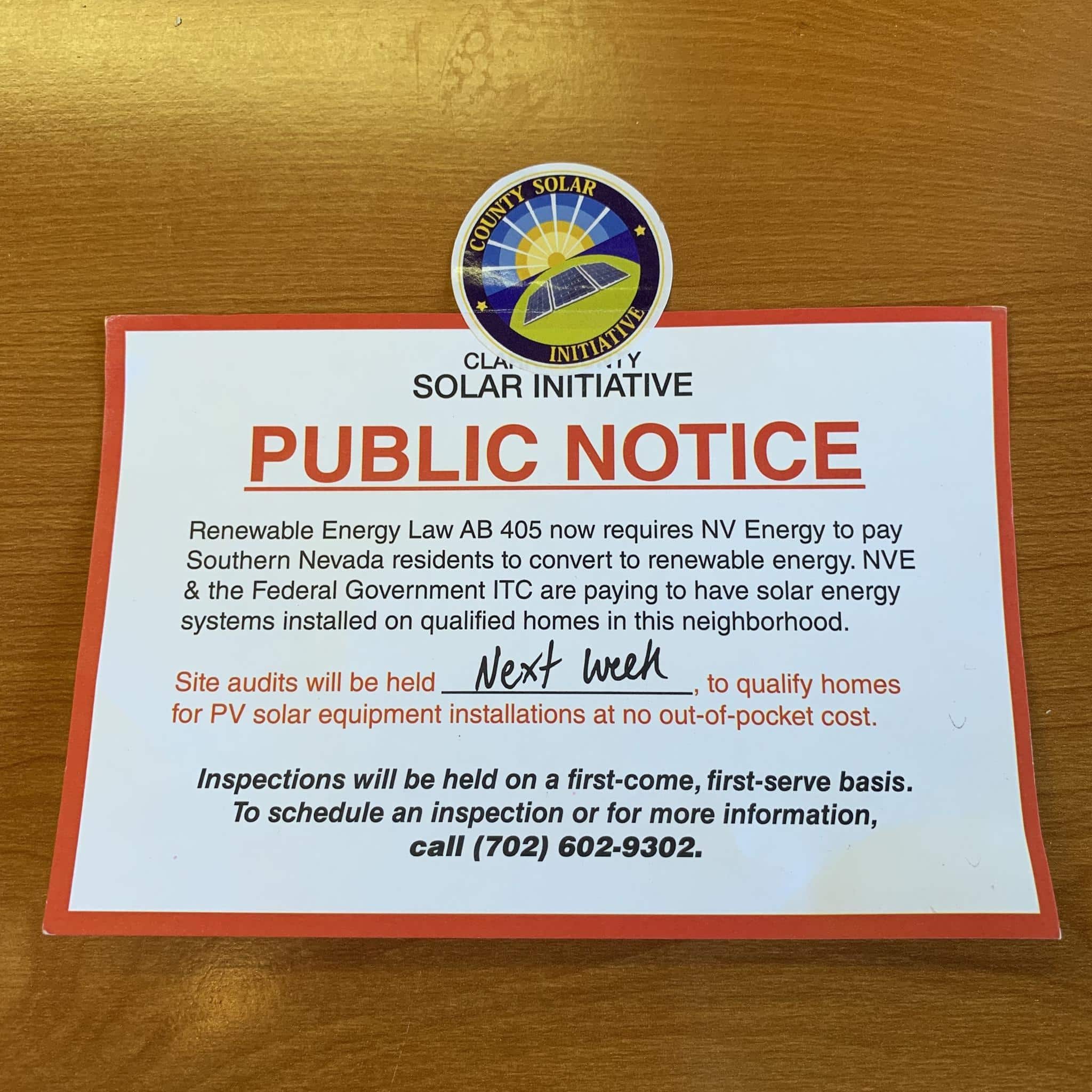 canvasing scam by local solar companies