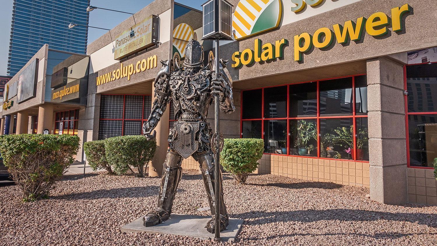 Sol-Up Statue Solar, Nevada